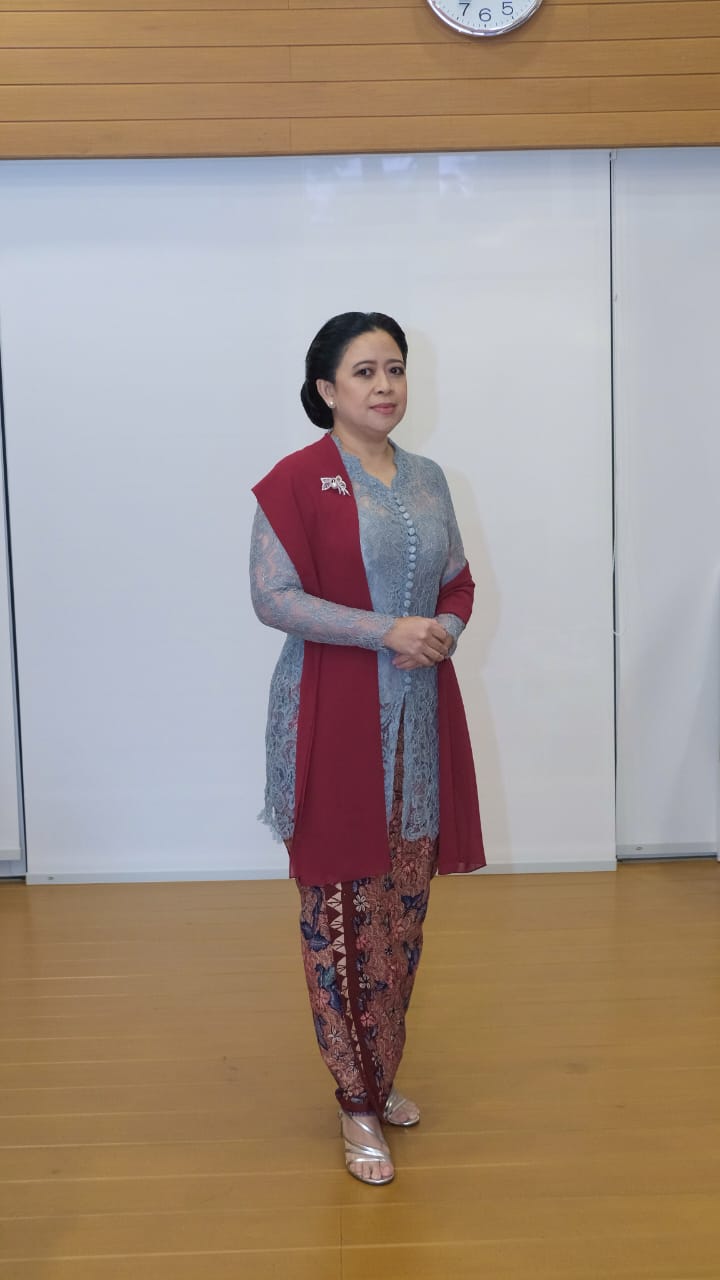 Puan Pakai Kebaya Kartini Berselendang Merah di Upacara HUT ke-77 RI di Istana, Ini Maknanya