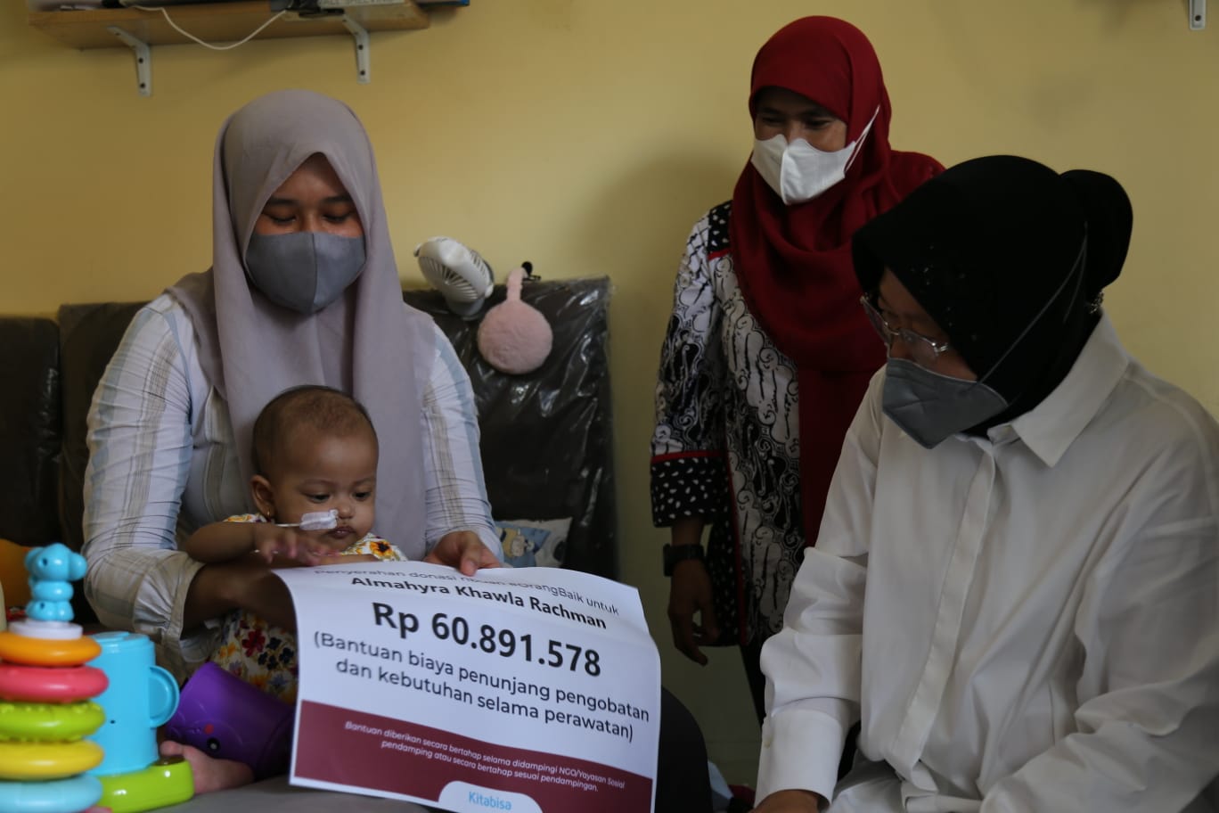 Mensos Bantu Balita Penderita Penyumbatan Saluran Empedu