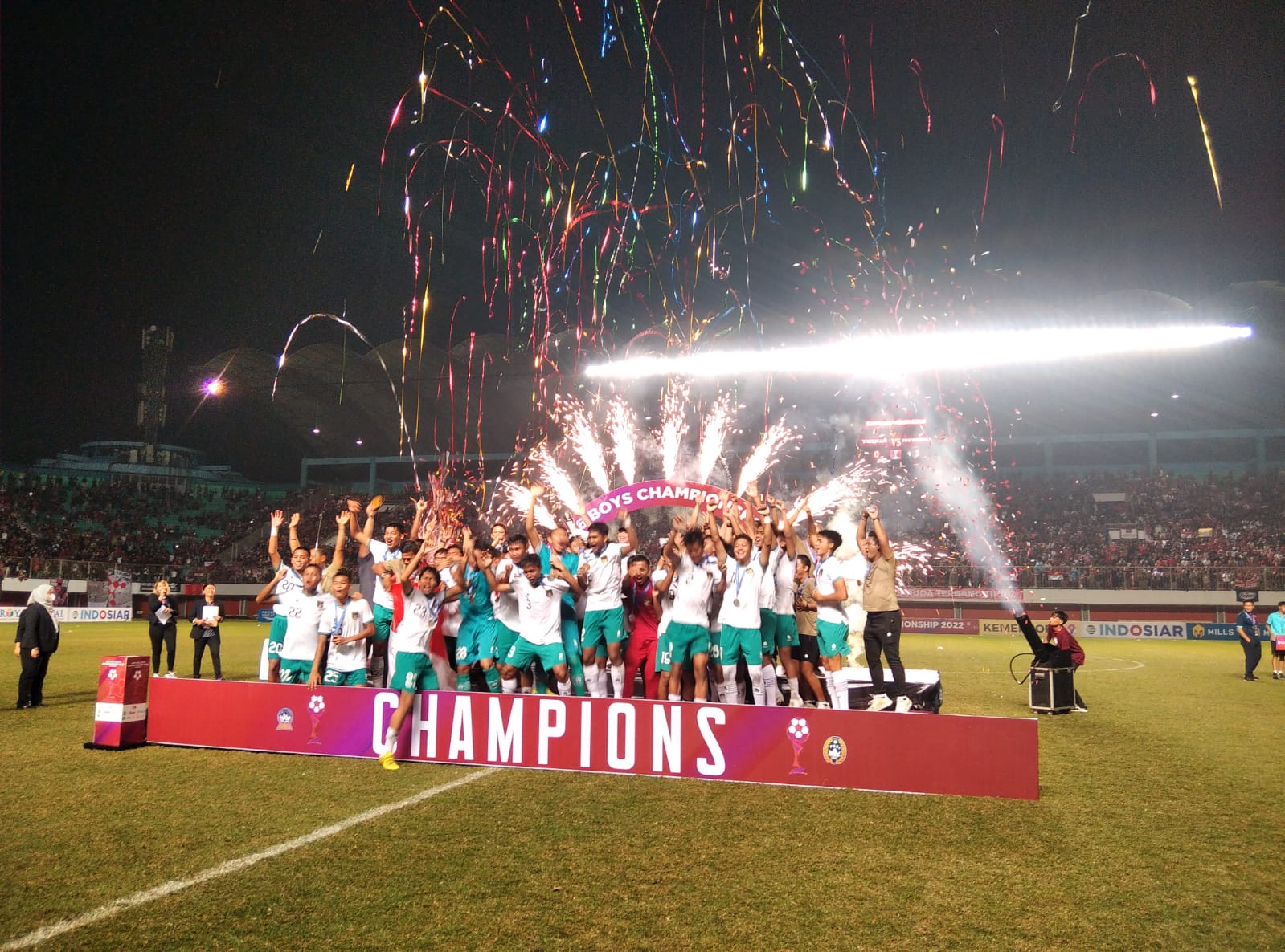 Presiden Jokowi : Kemenangan Timnas U-16 Kado HUT ke-77 RI