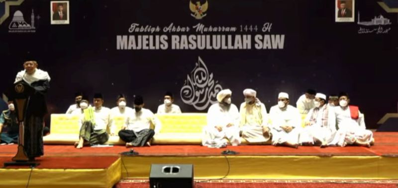 Wapres Ma'ruf Amin Hadiri Tablig Akbar Majelis Rasulullah di Masjid Istiqlal