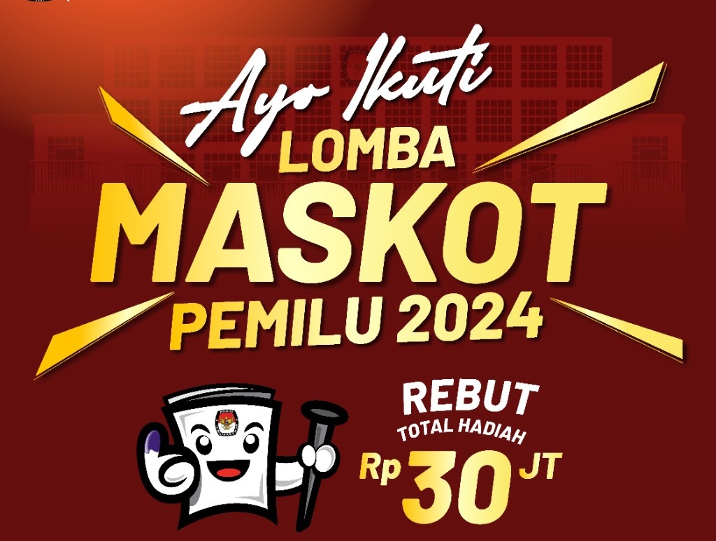 Lomba Maskot Pemilu 2024 Digelar, Hadiah Rp30 Juta