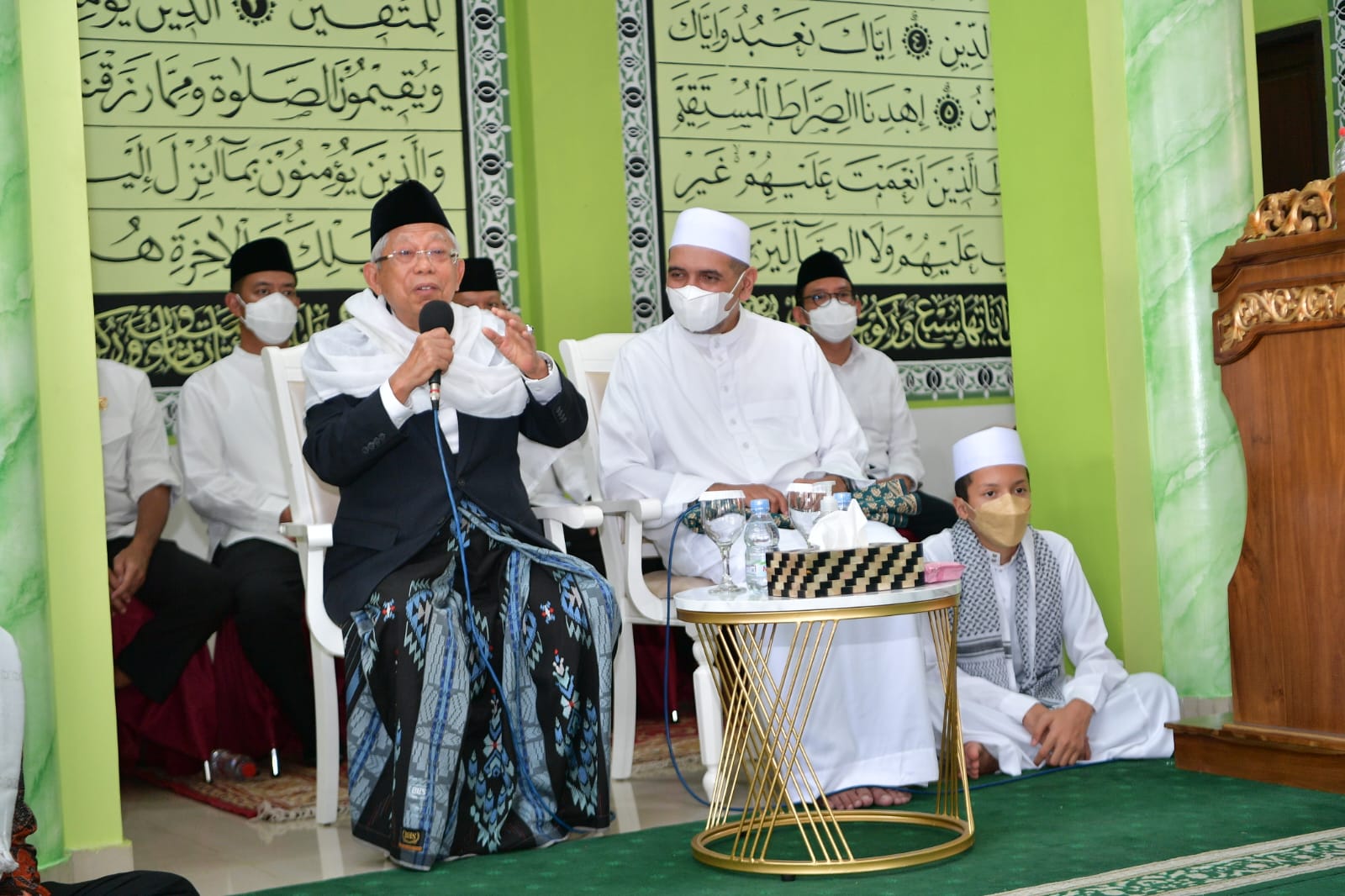 Wapres Ma’ruf Amin Hadiri Haul Habib Umar Alatas