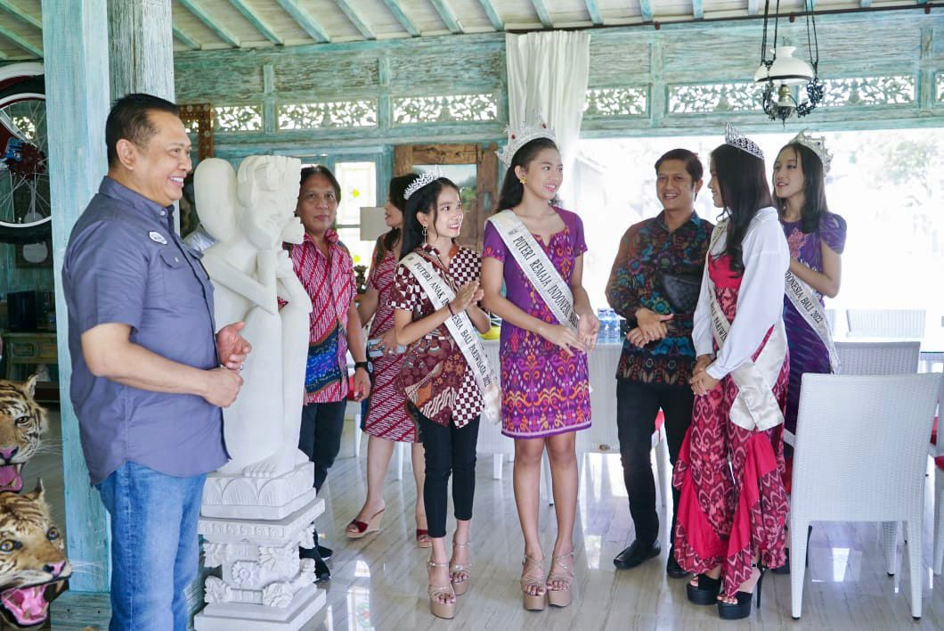 Terima Puteri Anak dan Remaja Indonesia Bali 2022, Ketua MPR RI Bamsoet Ajak Sebarkan Vaksin Ideologi