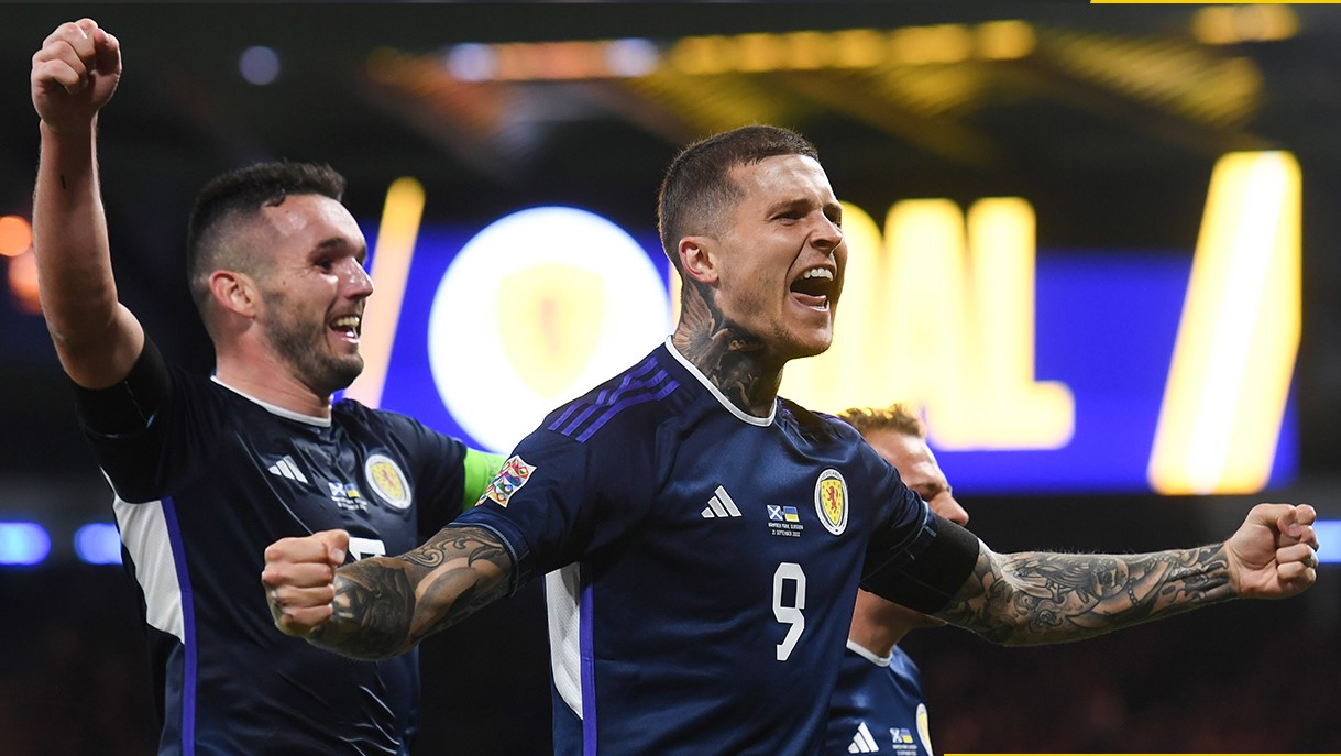 Liga Negara Eropa: Skotlandia Hajar Ukraina 3-0