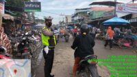Antisipasi Macet dan Kecelakaan Lalin, Satlantas Polres Tanjungbalai Atur Lalu Lintas Padat Pagi