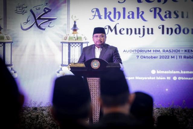 Menag ajak umat teladani Rasulullah dalam membangun kerukunan