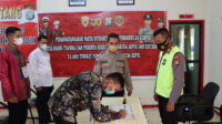 Panitia seleksi Bintara Polres Natuna tandatangani pakta integritas