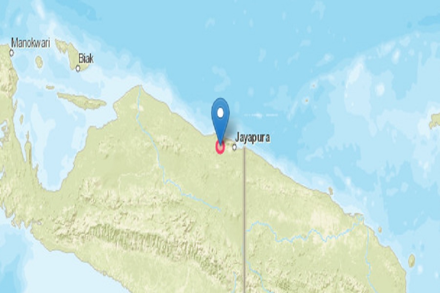 Gempa Darat Magnitudo 4,4 Guncang Jayapura