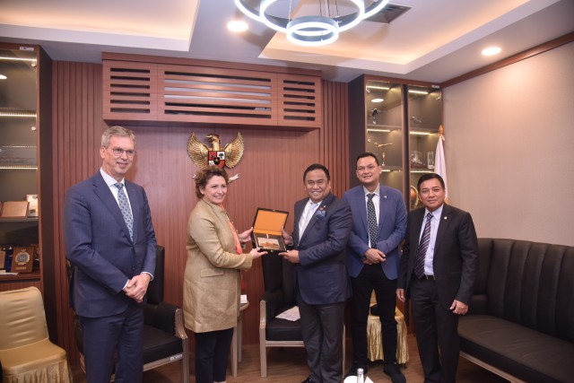 Rahmat Gobel Bahas IEU-CEPA dengan 'Vice President of European Parliament
