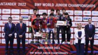 China dominasi podium Kejuaraan Dunia Junior 2022
