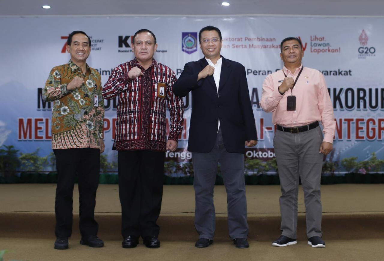 KPK Gelar Bimtek Anti Korupsi Bagi Pelaku Dunia Usaha Di NTB