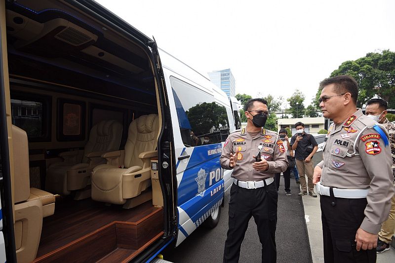 Jelang G20 di Bali, Korlantas Luncurkan Mobil Komando Pusat Kendali Informasi Lalin