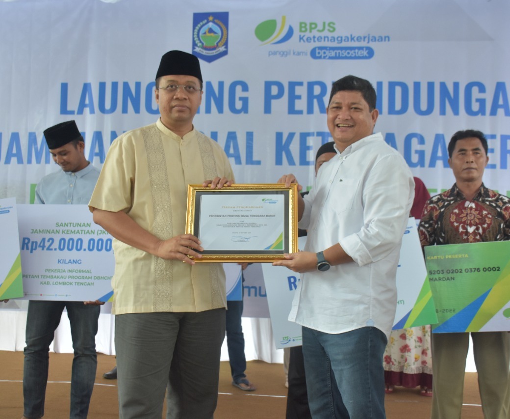 Sepuluh Ribu Petani Buruh Tembakau Di NTB, Dapat Jaminan Sosial BPJS DBHCHT