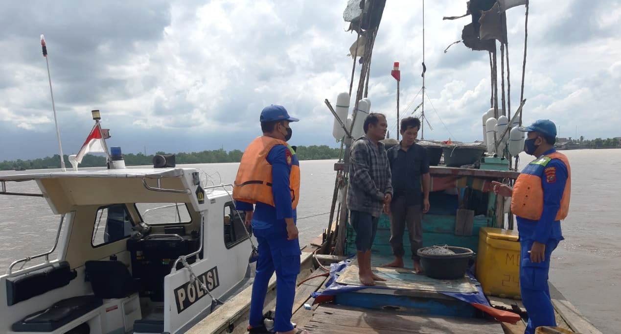Masuki Perairan Tanjungbalai, Kapal Nelayan Tanpa Nama di Cegat Satpolair Polres Tanjungbalai