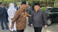 Prabowo dan Erick Thohir Dampingi Presiden Resmikan Masjid