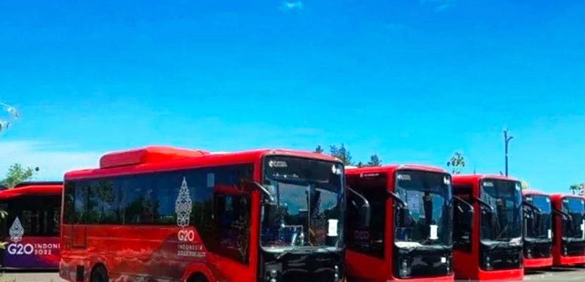 Bus Listrik Merah Putih di KTT G20, Nadiem: Ini Hasil Karya Anak Bangsa