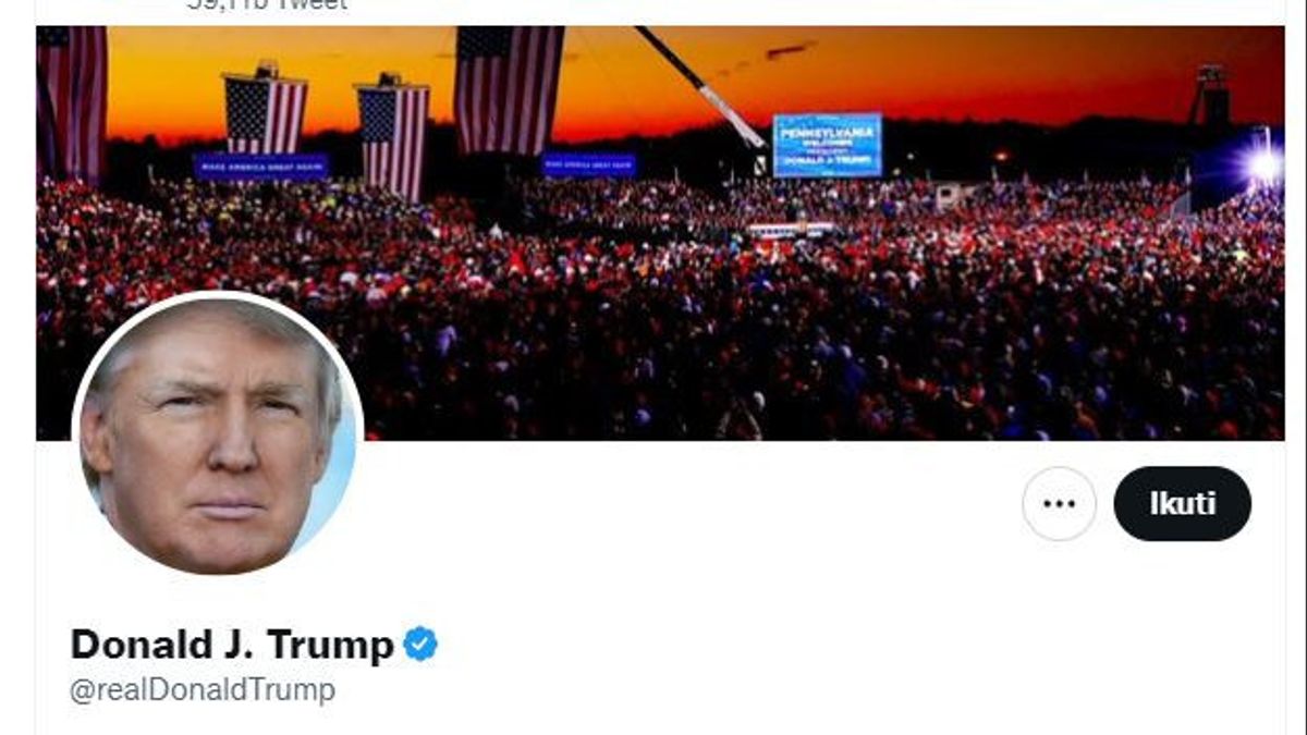 Donald Trump Tak Akan Kembali ke Twitter, Meski Pooling Elon Musk Mendukungnya