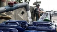 Pipa PDAM di Cianjur Terdampak Gempa, 25 Truk Pengangkut Air Termasuk dari BNPB Diterjunkan