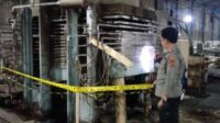 Polisi gelar olah TKP kecelakaan kerja tewaskan siswa magang