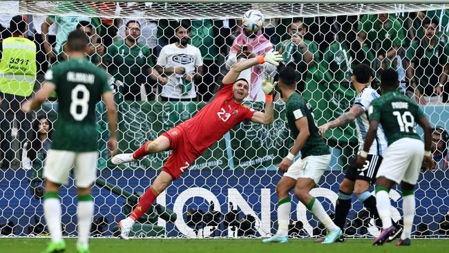 Piala Dunia, Arab Saudi vs  Argentina Berakhir  Dengan Skor 2 - 1