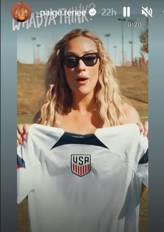 Tampil Seksi, Paige Spiranac Ngoceh Tak Suka Desain Jersey Timnas AS untuk Piala Dunia 2022