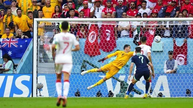Babak I, Autralia Berhasil Taklukkan Tunisia dengan Skor 1 - 0