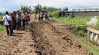 Antisipasi Ancaman Banjir, Polres Demak Pantau Kondisi Tanggul Sungai Cabean