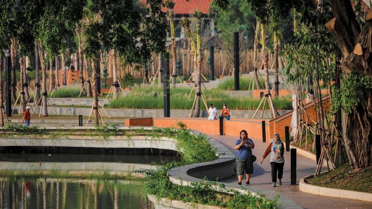 Inilah Wajah Baru TMII, Ada Trotoar Ala New York Amerika Serikat