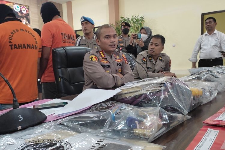 Usai Ditangkap, Kapolres Mataram : AM Anggota DPRD Lobar Mengaku pakai Narkoba Agar lancar Saat Sidang