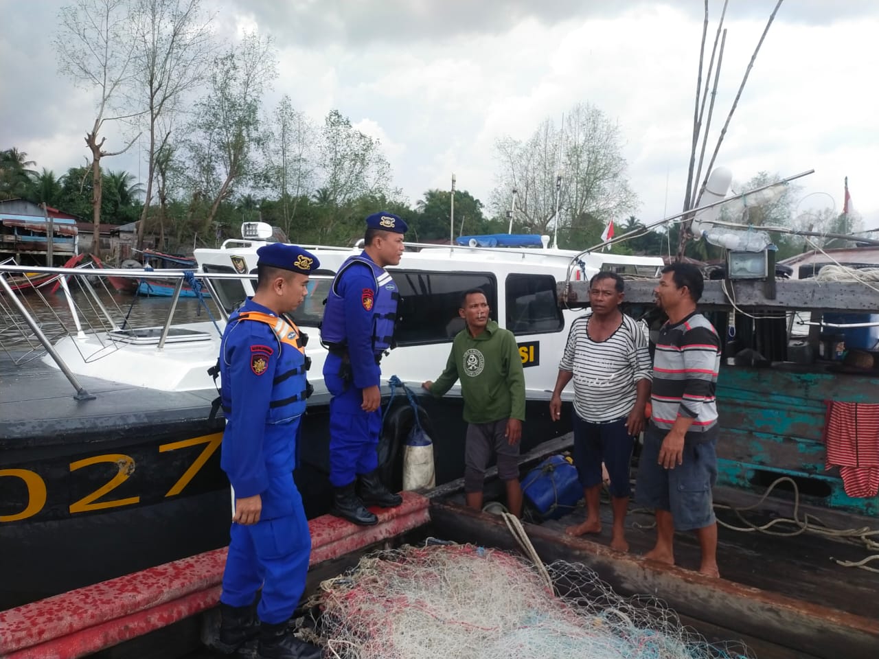 Cegah Balpress, Sat Polairud Polres Tanjungbalai Patroli Perairan Pagi Sampai Sore