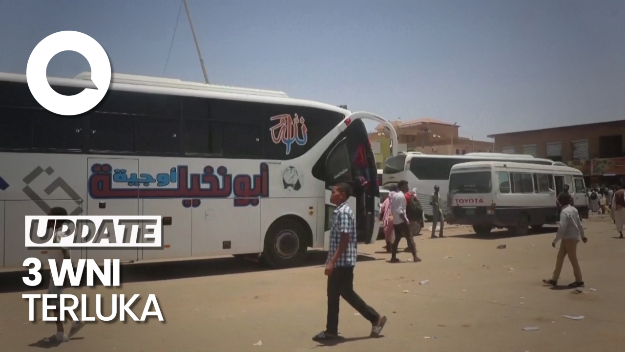 Bus Evakuasi WNI dari Sudan Alami Kecelakaan, Tiga Orang Dilaporkan Terluka