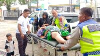 Anggota Satlantas Polres Batu Bara Evakuasi Ibu Melahirkan Dalam Mobil