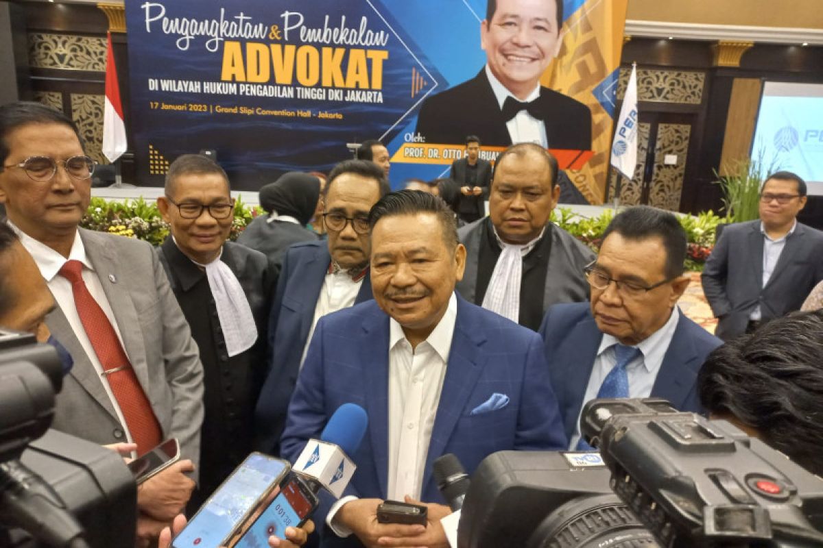 Otto Hasibuan: Advokat Peradi gunakan haknya pada 14 Februari
