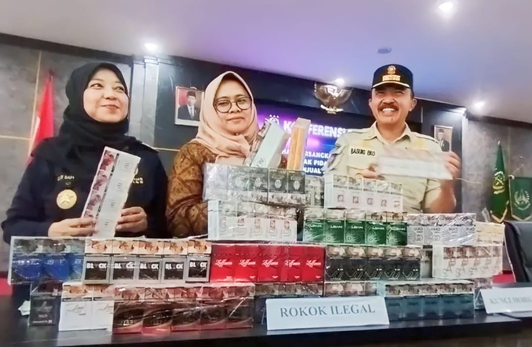 Satpol PP Garut sita rokok ilegal dengan kerugian negara Rp1,7 M