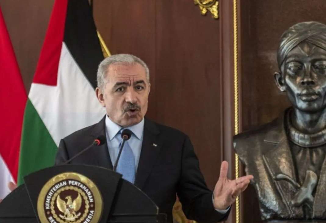 Perdana Menteri Palestina Mohammed Ibrahim Shtayyeh saat berkunjung ke kantor Kemenhan RI