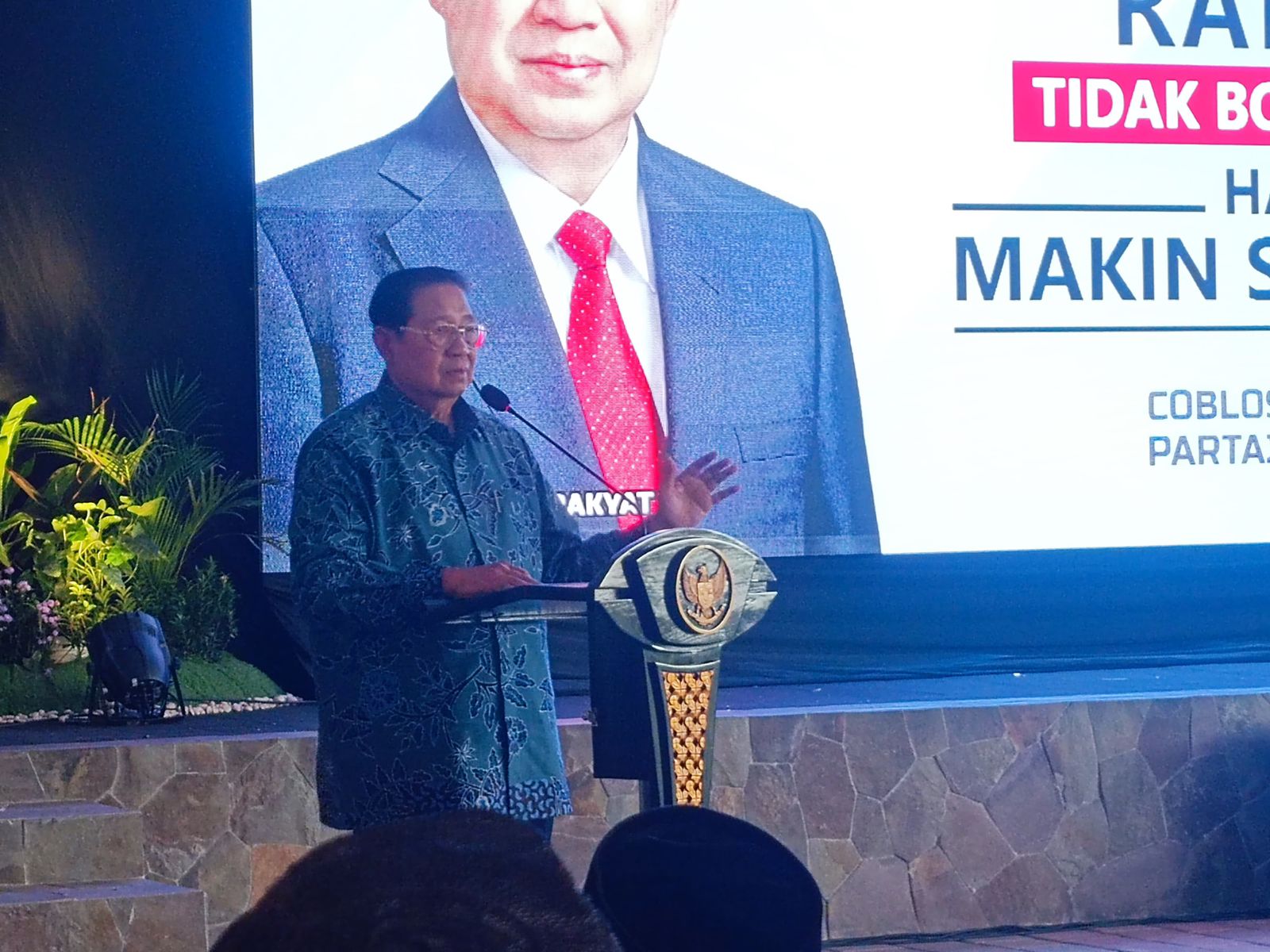SBY minta dukungan warga Jember Menangkan Pasangan Prabowo - Gibran Agar Demokrat kembali ke pemerintahan
