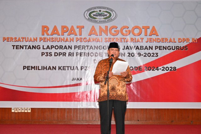 Slamet Sutarsono Secara Aklamasi Kembali Terpilih Sebagai Ketua P3S DPR RI