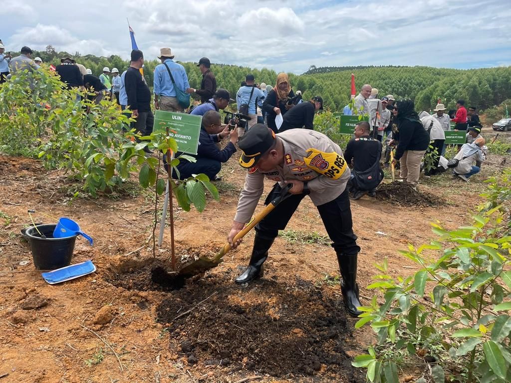 Wamen LHK pimpin penanaman pohon perkuat ekosistem IKN