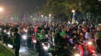 Antrean Mengular di Pintu Keluar Ancol Usai Perayaan Tahun Baru