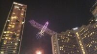 Tahun Baru 2024, Begini Penampakan Atraksi 500 Drone di Bundaran HI