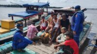 Satpol Airud Polres Tanjungbalai Ingatkan Nelayan Gunakan Alat Tangkap Jaring Ramah Lingkungan