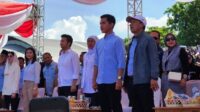 Kampanye di Sidoarjo, Gibran Ditemani Khofifah dan Emil Dardak