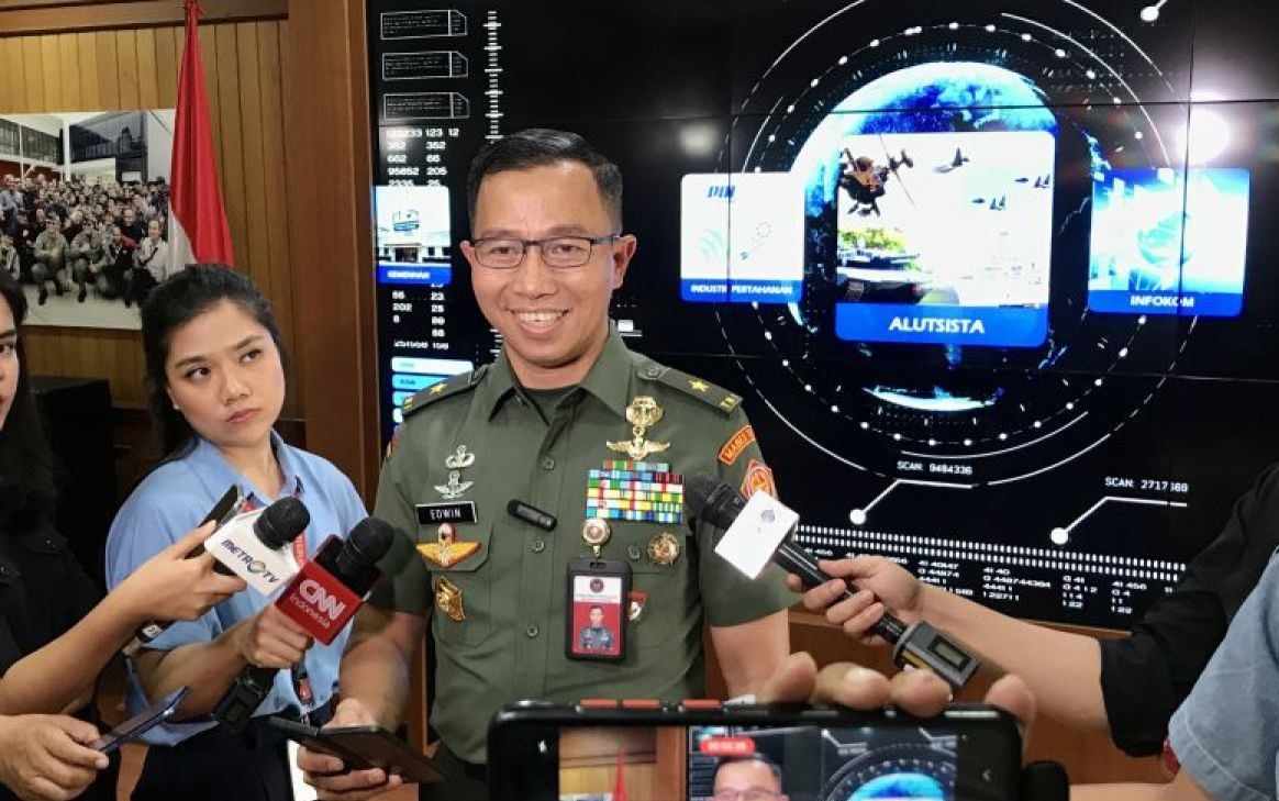 Ka Biro humas Brigjen TNI Edwin Adrian Sumantha