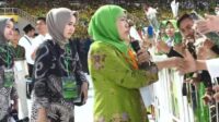 Khofifah Pimpin Salawat Jibril Dalam Harlah ke-78 Muslimat NU di Stadion GBK