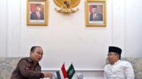 Menkominfo Temui Ketua PBNU Bahas Transformasi Digital