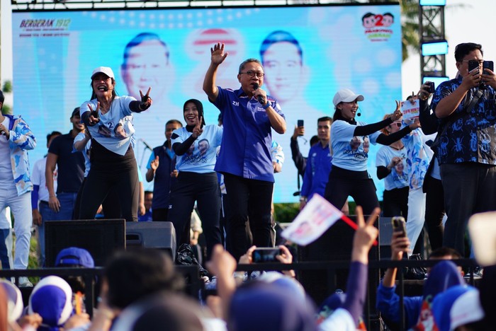 Zulhas Ajak Warga Sleman Kampanye Riang Gembira: Kita Sambut Pemilu Damai