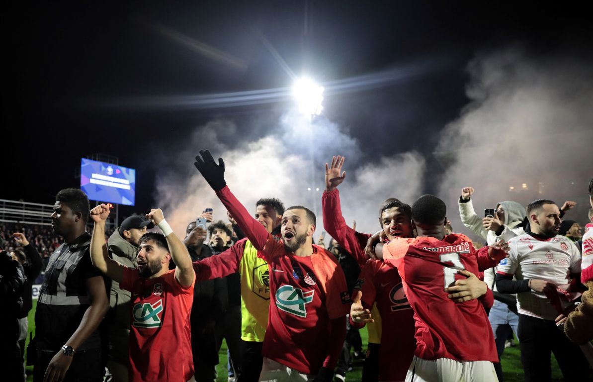 Rouen melaju ke perempat final Piala Prancis setelah depak AS Monaco