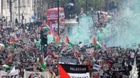 Ribuan pendemo di Prancis, Swiss, Jerman tuntut gencatan senjata Gaza