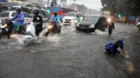 Banjir Lima ruas jalan di Jakarta tergenang pada Kamis pagi
