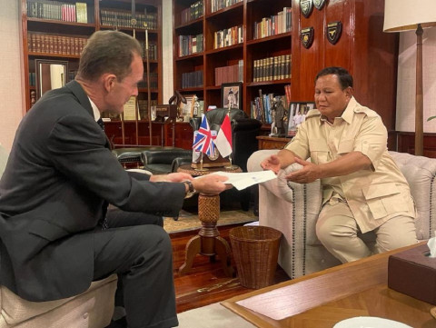 Dubes Inggris temui Prabowo ucapkan selamat atas kesuksesan Pemilu
